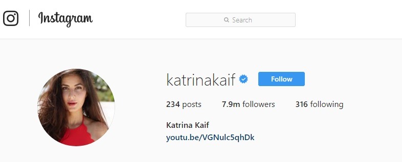 Katrina Kaif Instagram